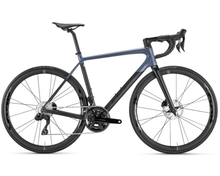 Vélo de route Unisexe 785 HUEZ 105 DI2 Gris/Bleu
