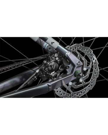 Vélo urbain/trekking Femme HYDE RACE Violet/Noir