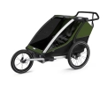 Remorque pour enfant 2 places CHARIOT CAB Vert Cyprès - Image 5/6