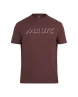 T-shirt manches courtes Unisexe CORPORATE LOGO Aubergine - Image 1/2